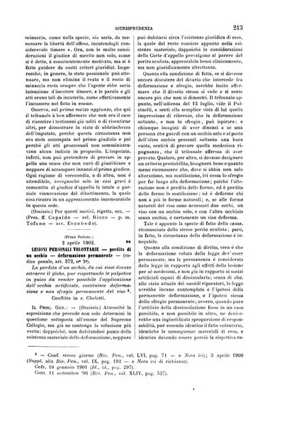 Studi e giudicati illustrativi del codice penale italiano supplemento alla Rivista Penale