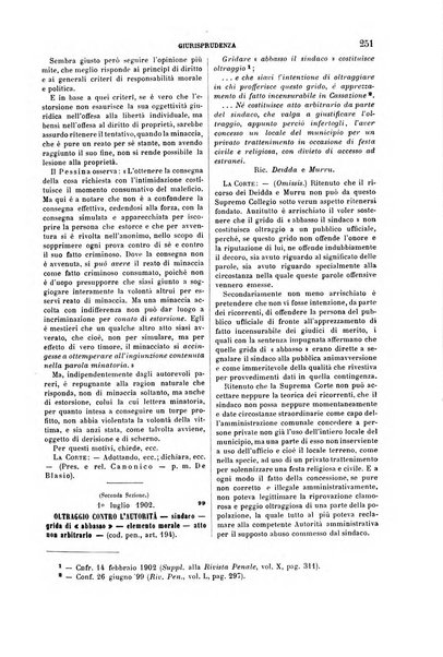 Studi e giudicati illustrativi del codice penale italiano supplemento alla Rivista Penale