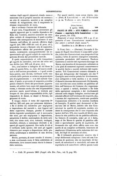 Studi e giudicati illustrativi del codice penale italiano supplemento alla Rivista Penale