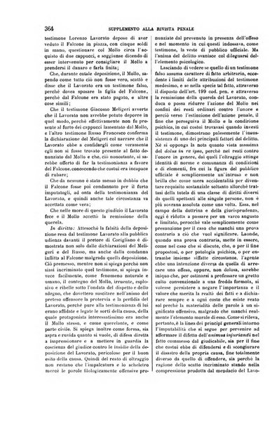 Studi e giudicati illustrativi del codice penale italiano supplemento alla Rivista Penale