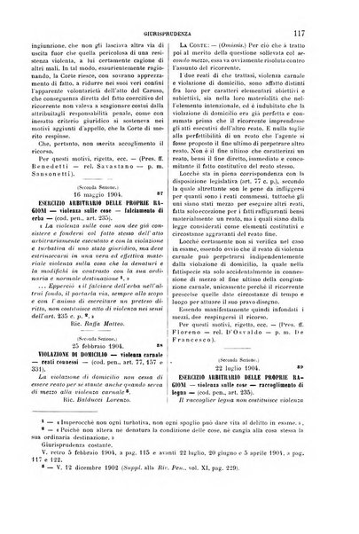 Studi e giudicati illustrativi del codice penale italiano supplemento alla Rivista Penale