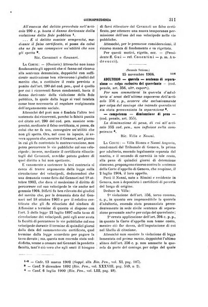 Studi e giudicati illustrativi del codice penale italiano supplemento alla Rivista Penale