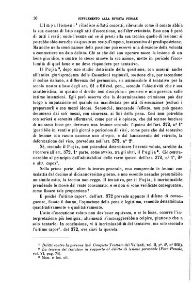 Studi e giudicati illustrativi del codice penale italiano supplemento alla Rivista Penale