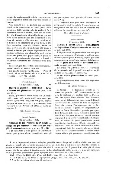 Studi e giudicati illustrativi del codice penale italiano supplemento alla Rivista Penale