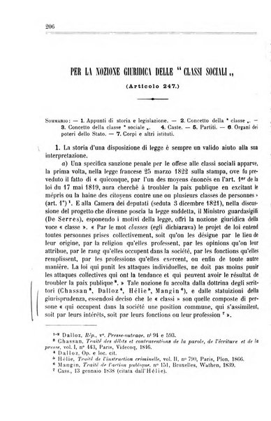 Studi e giudicati illustrativi del codice penale italiano supplemento alla Rivista Penale