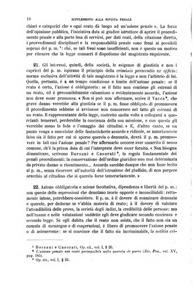 Studi e giudicati illustrativi del codice penale italiano supplemento alla Rivista Penale