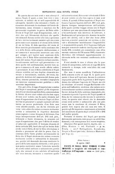 Studi e giudicati illustrativi del codice penale italiano supplemento alla Rivista Penale