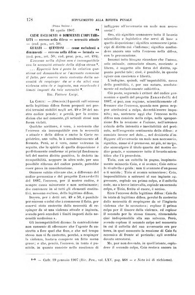 Studi e giudicati illustrativi del codice penale italiano supplemento alla Rivista Penale