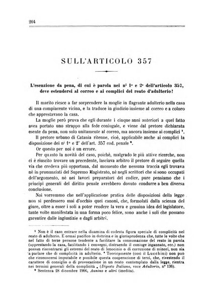 Studi e giudicati illustrativi del codice penale italiano supplemento alla Rivista Penale