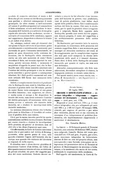 Studi e giudicati illustrativi del codice penale italiano supplemento alla Rivista Penale