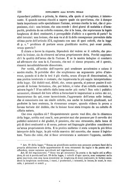 Studi e giudicati illustrativi del codice penale italiano supplemento alla Rivista Penale