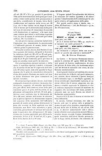 Studi e giudicati illustrativi del codice penale italiano supplemento alla Rivista Penale