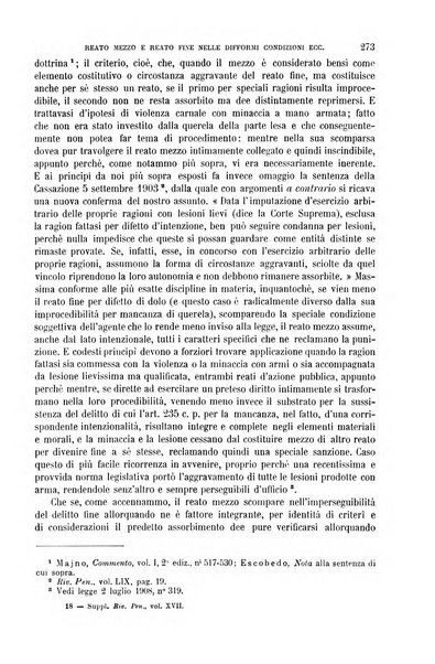 Studi e giudicati illustrativi del codice penale italiano supplemento alla Rivista Penale