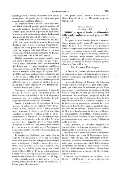 Studi e giudicati illustrativi del codice penale italiano supplemento alla Rivista Penale