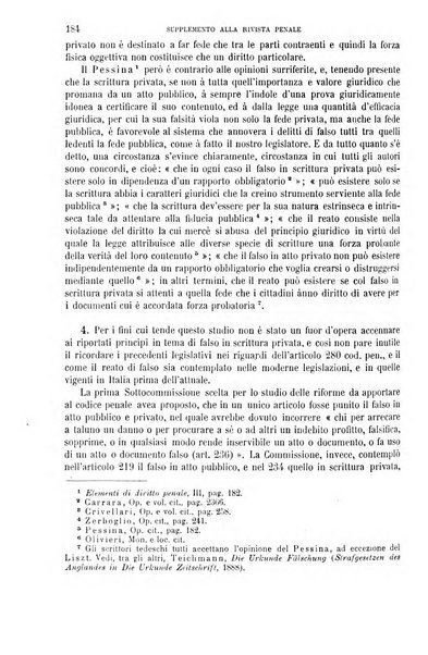 Studi e giudicati illustrativi del codice penale italiano supplemento alla Rivista Penale