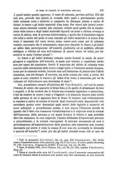 Studi e giudicati illustrativi del codice penale italiano supplemento alla Rivista Penale