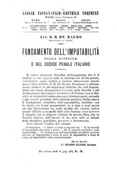 Studi e giudicati illustrativi del codice penale italiano supplemento alla Rivista Penale