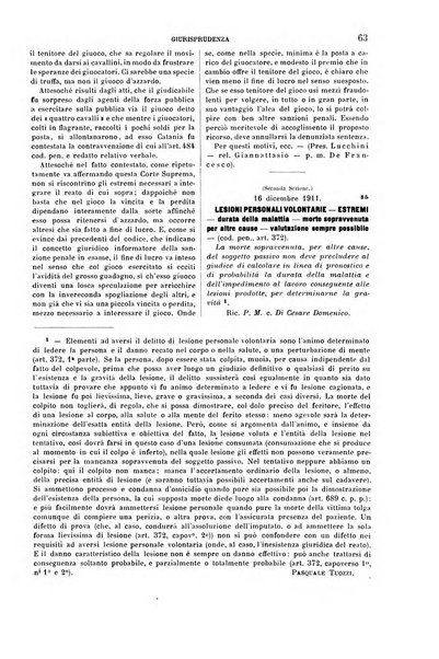 Studi e giudicati illustrativi del codice penale italiano supplemento alla Rivista Penale