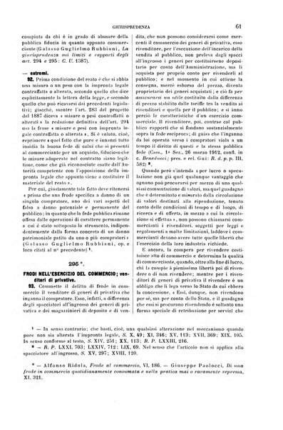 Studi e giudicati illustrativi del codice penale italiano supplemento alla Rivista Penale