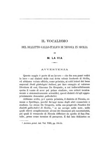 Studi glottologici italiani