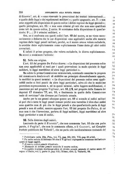 Studi illustrativi del codice penale italiano