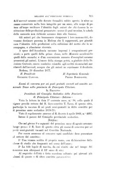 Gli studi in Italia periodico didattico, scientifico e letterario