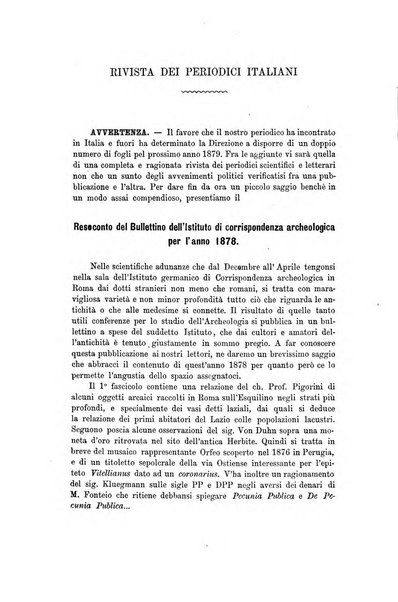 Gli studi in Italia periodico didattico, scientifico e letterario