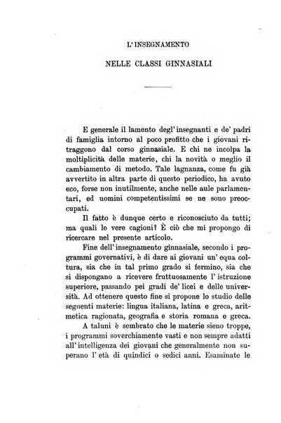 Gli studi in Italia periodico didattico, scientifico e letterario