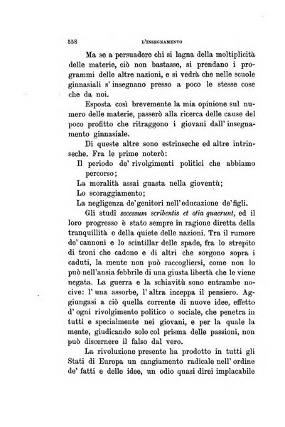 Gli studi in Italia periodico didattico, scientifico e letterario