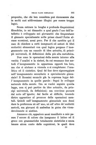 Gli studi in Italia periodico didattico, scientifico e letterario