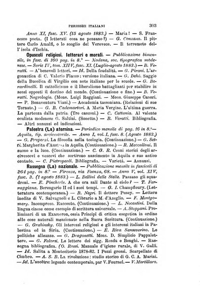 Gli studi in Italia periodico didattico, scientifico e letterario