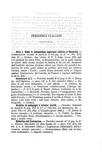 Gli studi in Italia periodico didattico, scientifico e letterario