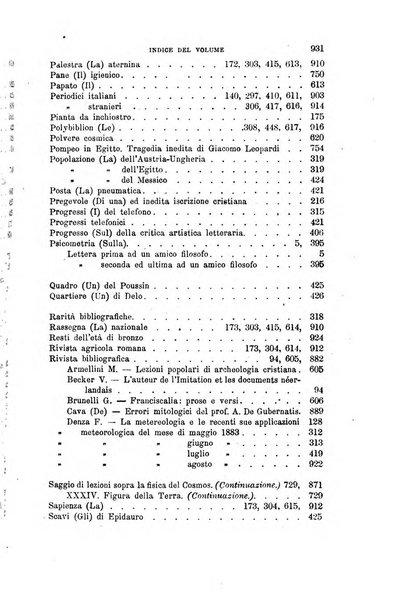 Gli studi in Italia periodico didattico, scientifico e letterario