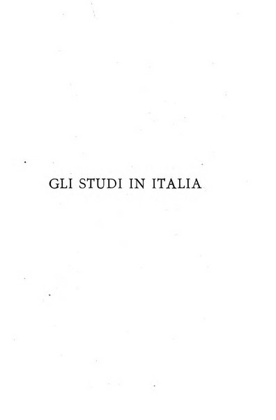 Gli studi in Italia periodico didattico, scientifico e letterario