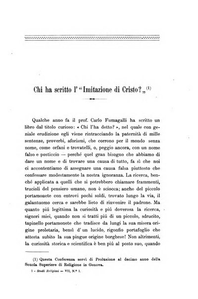 Studi religiosi rivista critica e storica