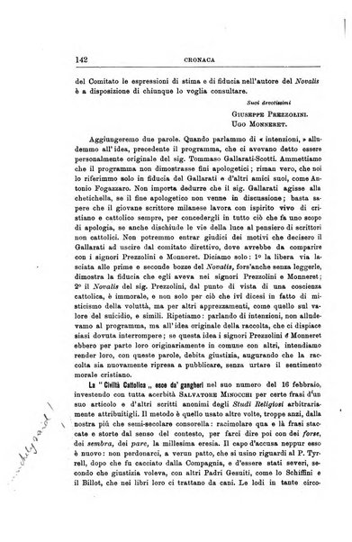 Studi religiosi rivista critica e storica