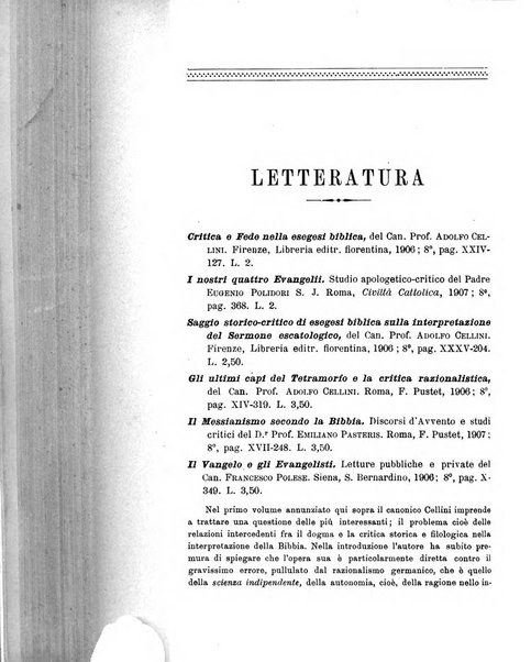 Studi religiosi rivista critica e storica