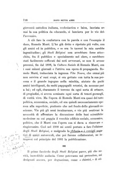 Studi religiosi rivista critica e storica