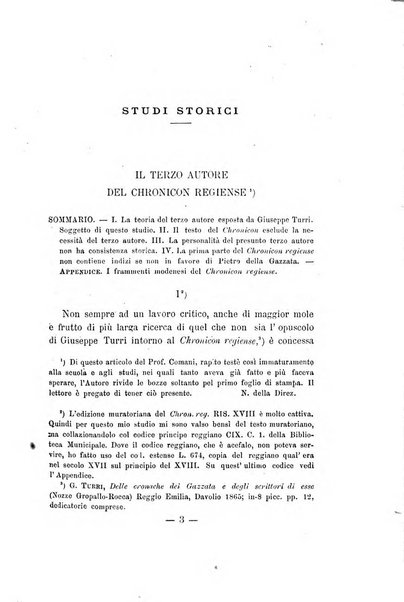 Studi storici