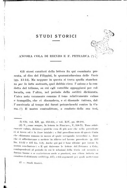 Studi storici