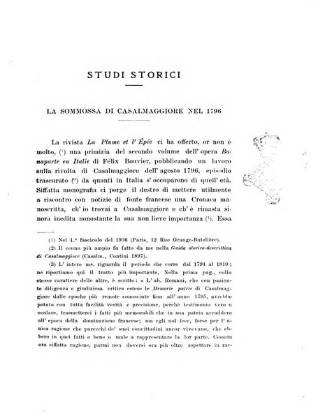 Studi storici