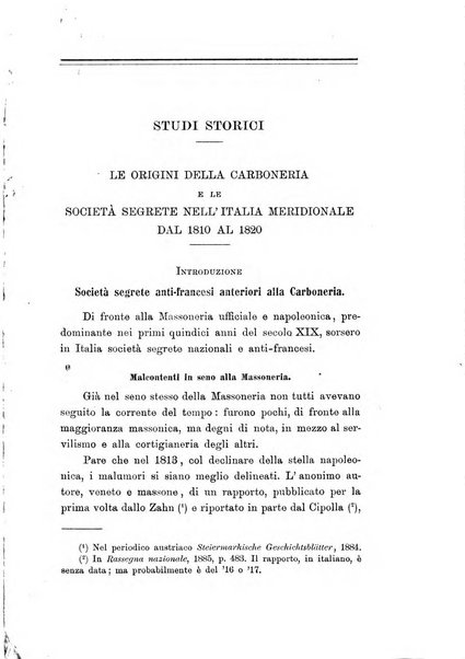 Studi storici