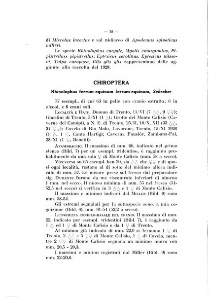 Studi trentini di scienze naturali rivista della Società per gli studi trentini