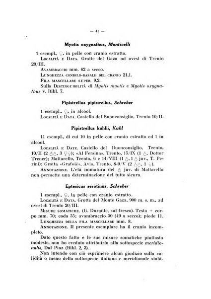 Studi trentini di scienze naturali rivista della Società per gli studi trentini