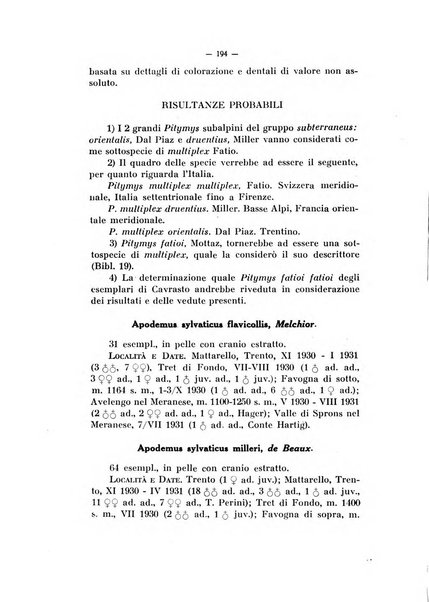 Studi trentini di scienze naturali rivista della Società per gli studi trentini