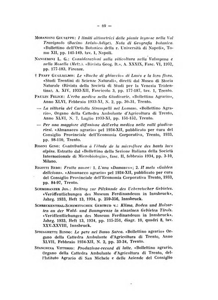 Studi trentini di scienze naturali rivista della Società per gli studi trentini