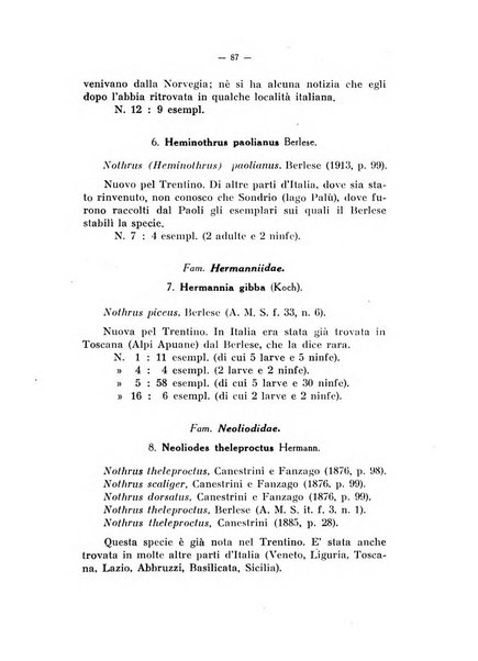 Studi trentini di scienze naturali rivista della Società per gli studi trentini