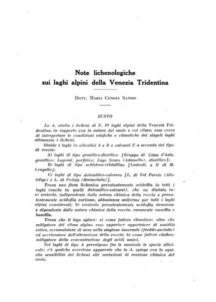 Studi trentini di scienze naturali rivista della Società per gli studi trentini