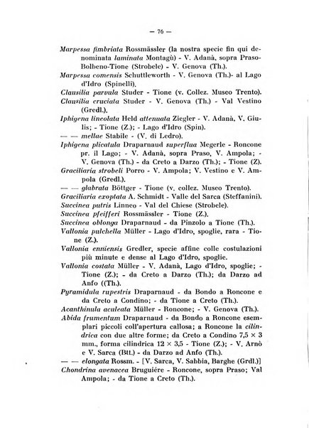 Studi trentini di scienze naturali rivista della Società per gli studi trentini