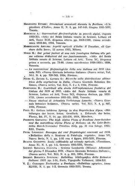 Studi trentini di scienze naturali rivista della Società per gli studi trentini